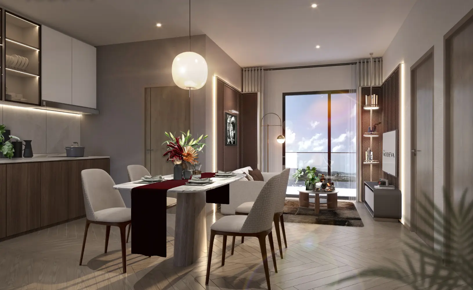 The Title Modeva bedrooms 1 square 58