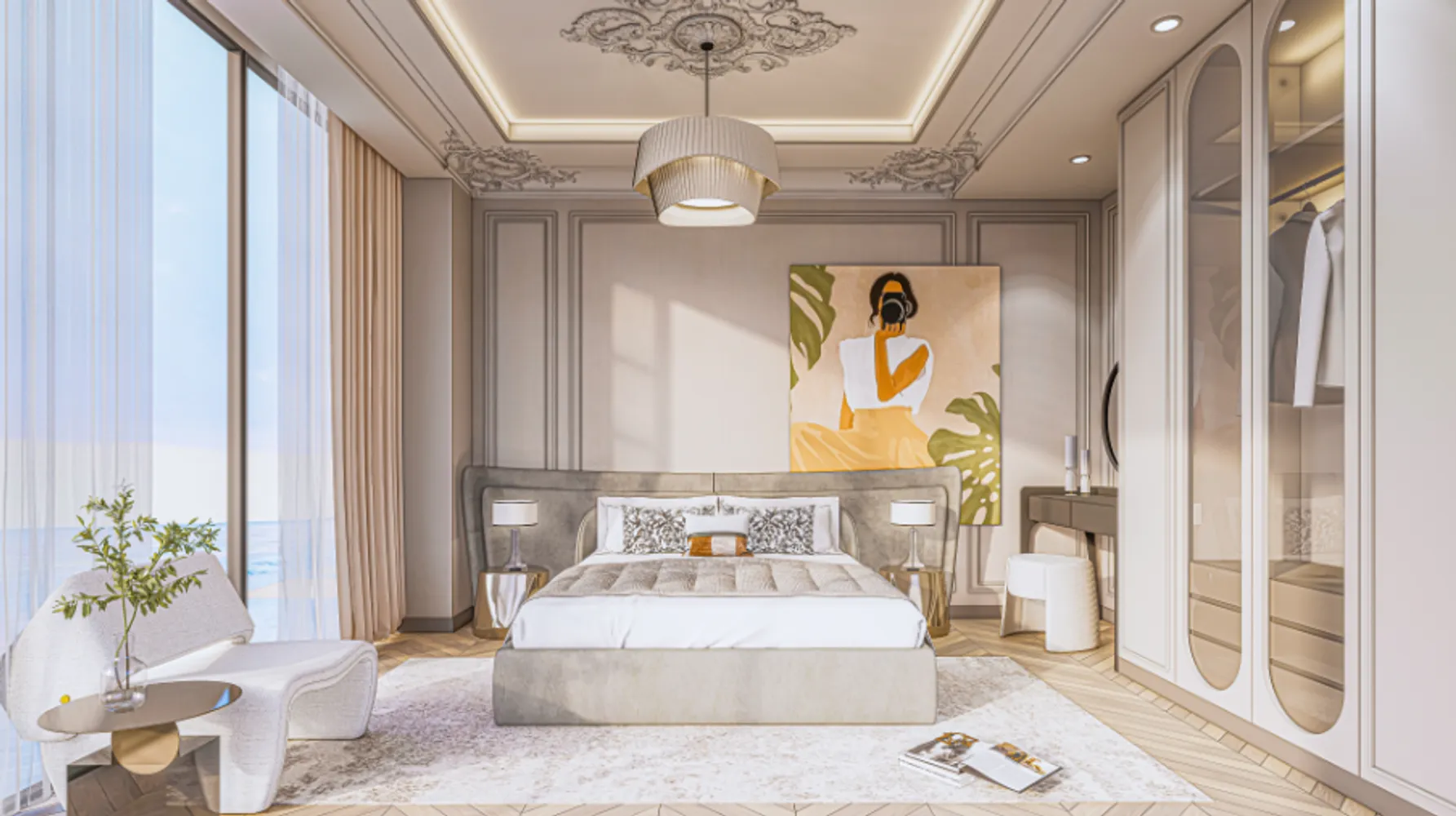 Ocean View bedrooms 1 square 40