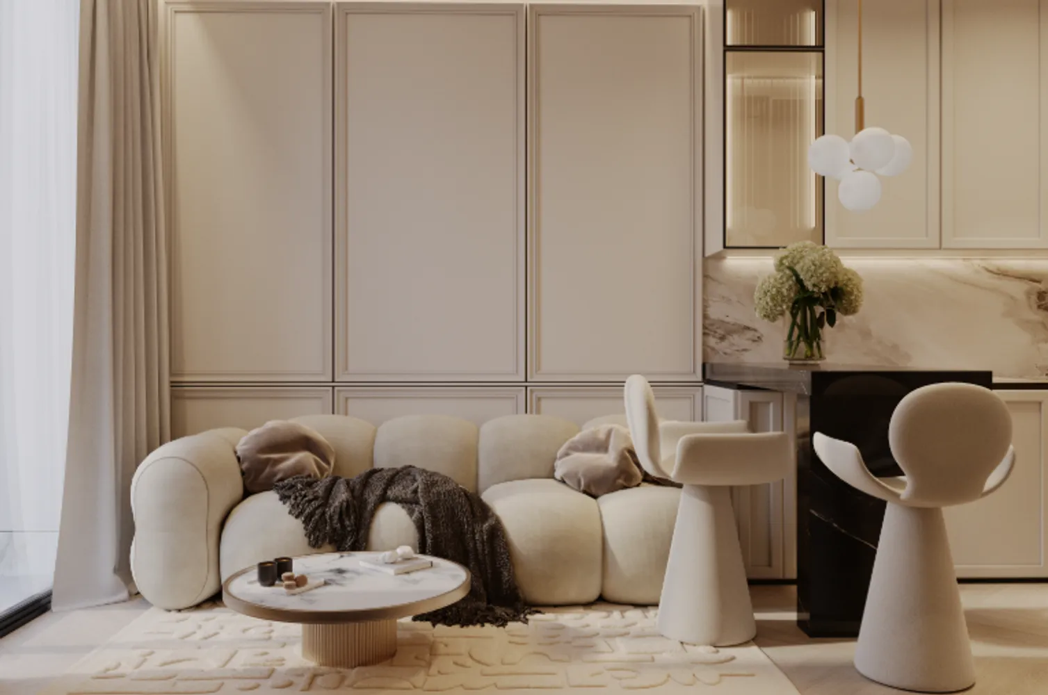 Ocean View bedrooms 2 square 100