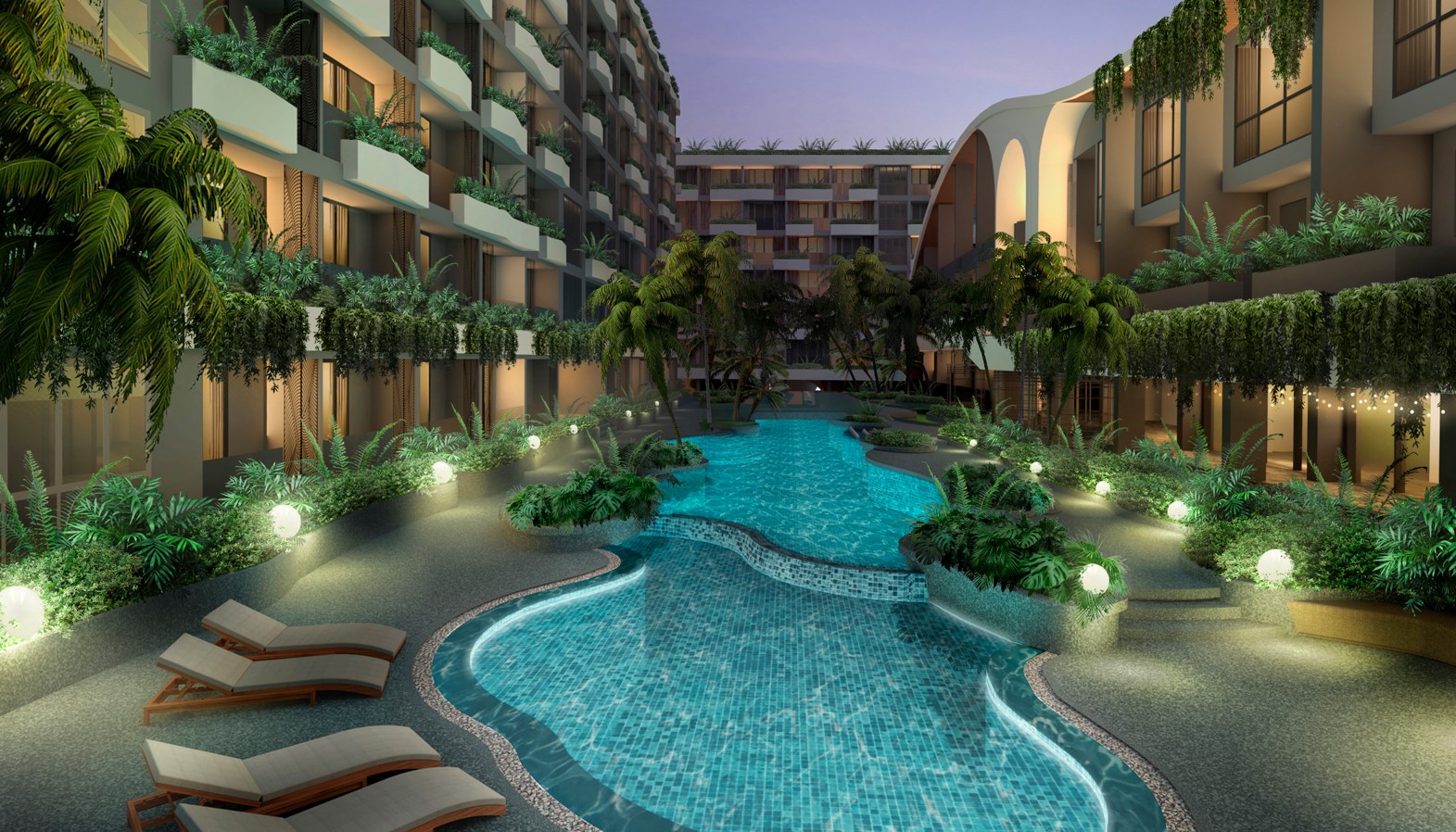 Layan Green Park 1 bedrooms 1 square 67