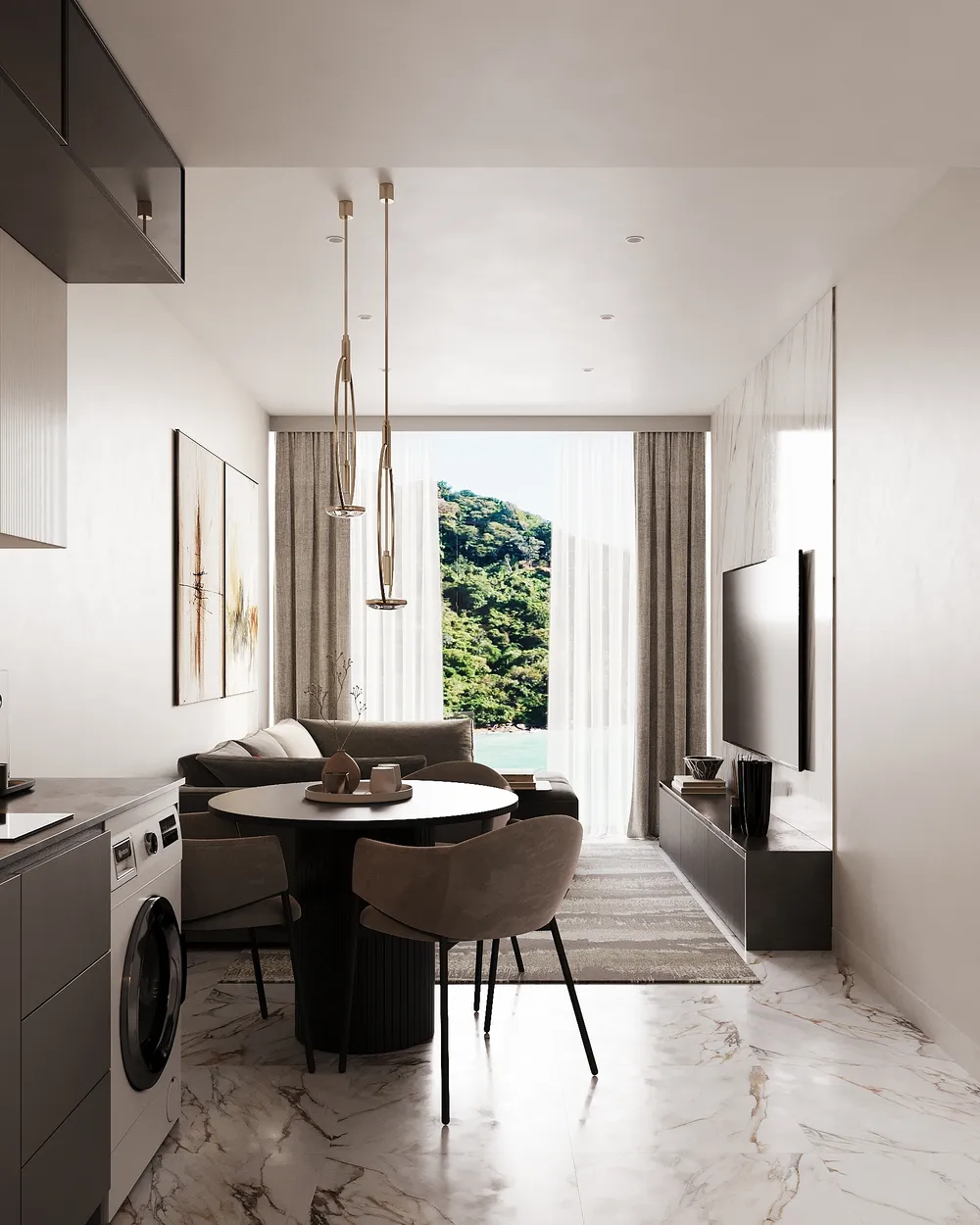 Sun Hills Lakeside bedrooms 1 square 41.5