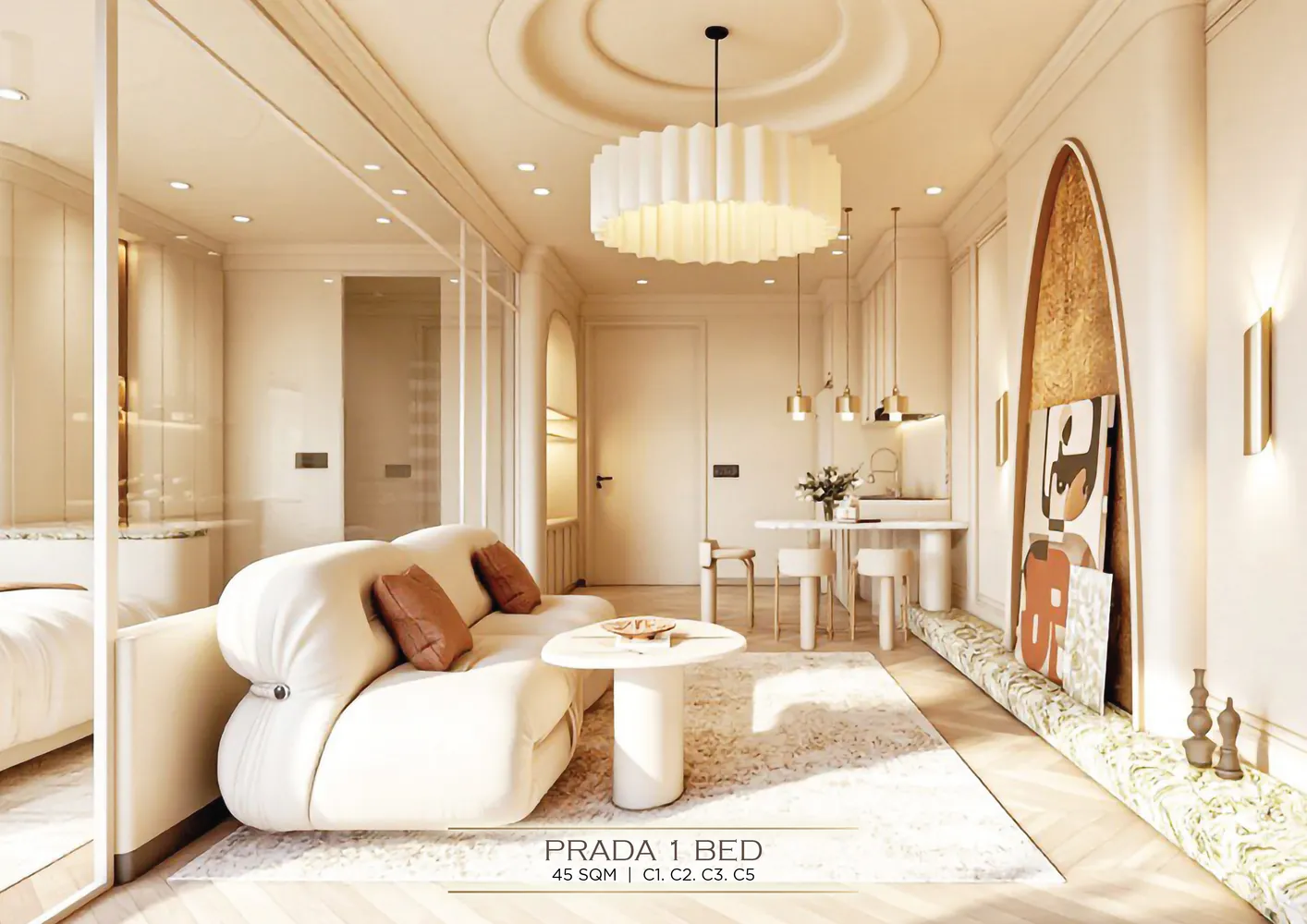 Time Castle bedrooms 1 square 45