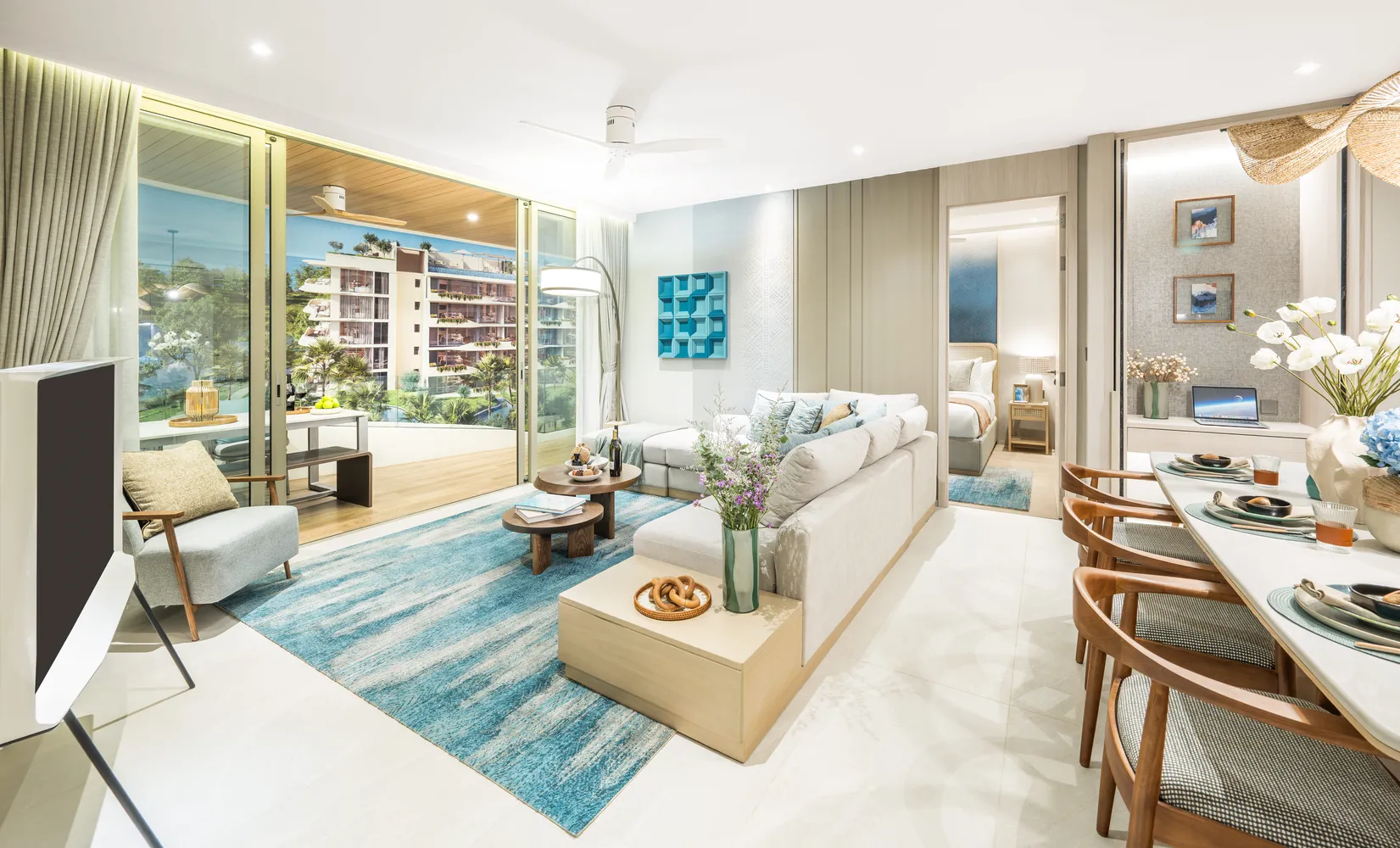 Laguna Beach Residences Bayside bedrooms 2 square 121