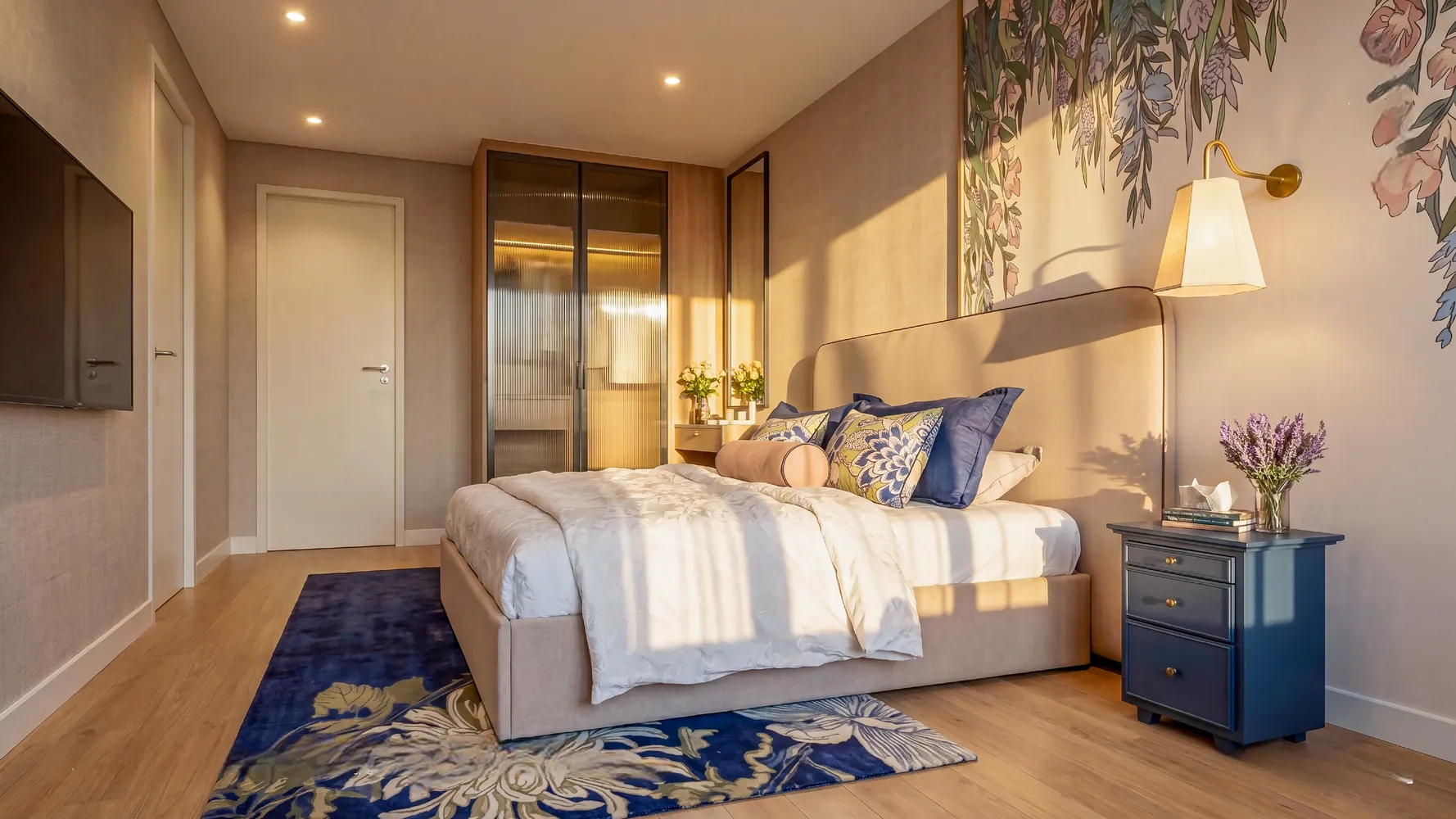 The Olive bedrooms 2 square 62.75