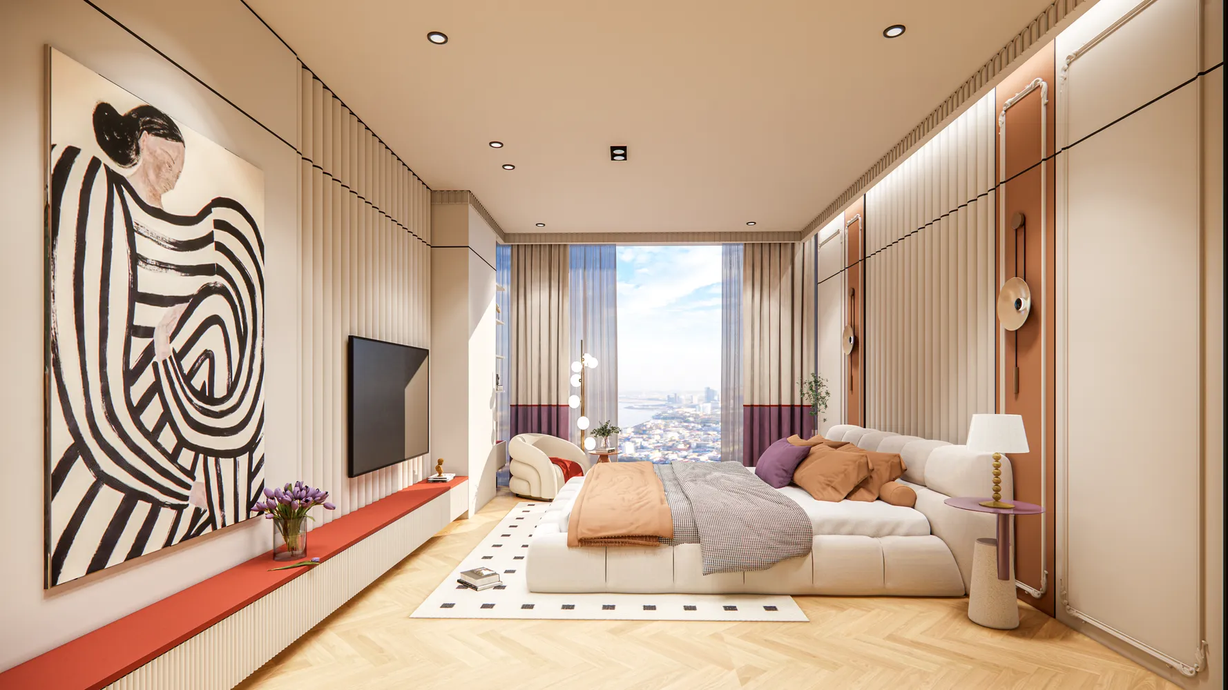 Time Square 7 bedrooms 3 square 100