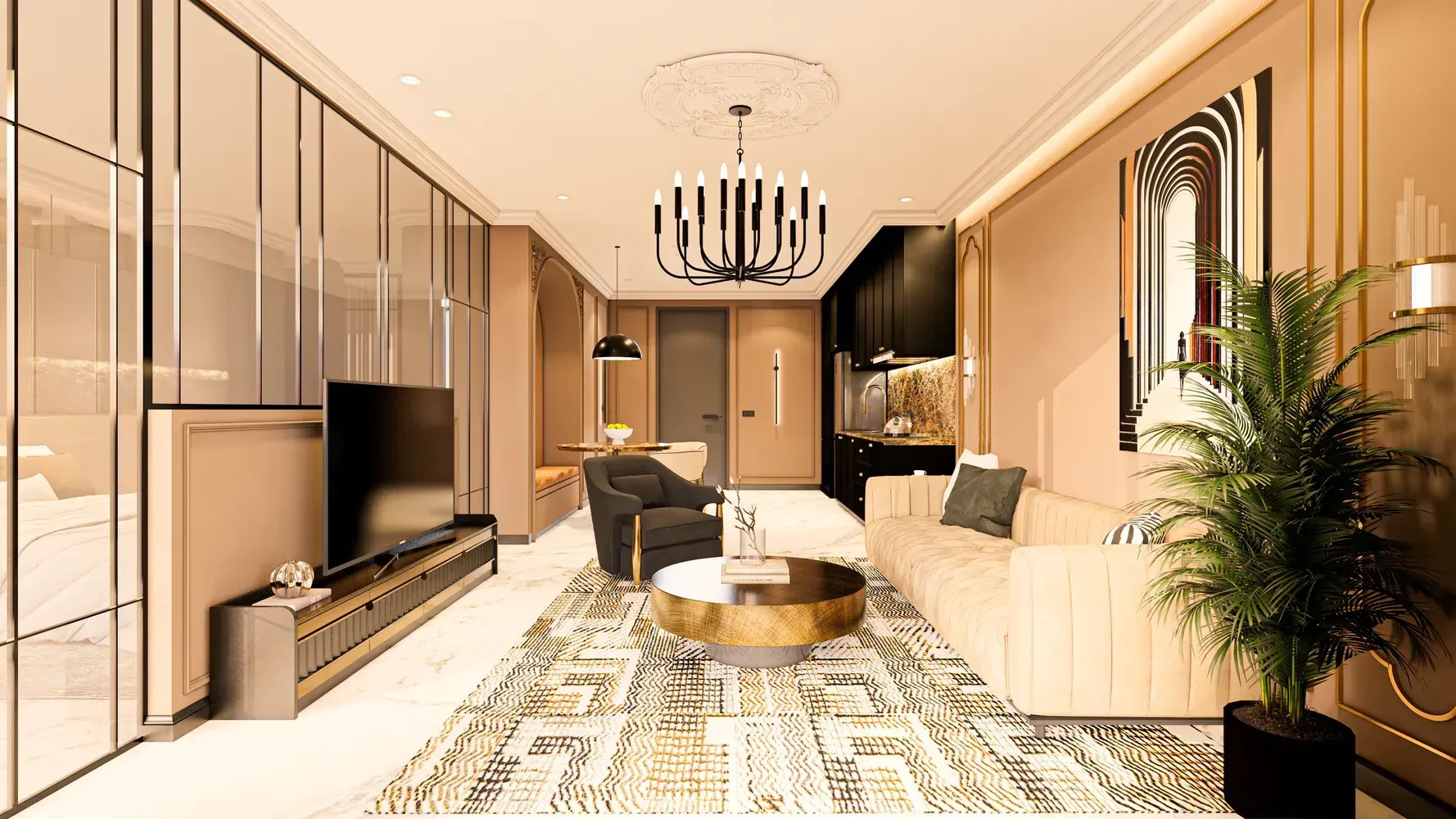The Gatsby Residence bedrooms 1 square 75